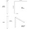 Ekena Millwork Hamilton Steel Bracket, Antiqued Warm Silver 2"W x 24"D x 24"H BKTM02X24X24HAAWS - alternate 7
